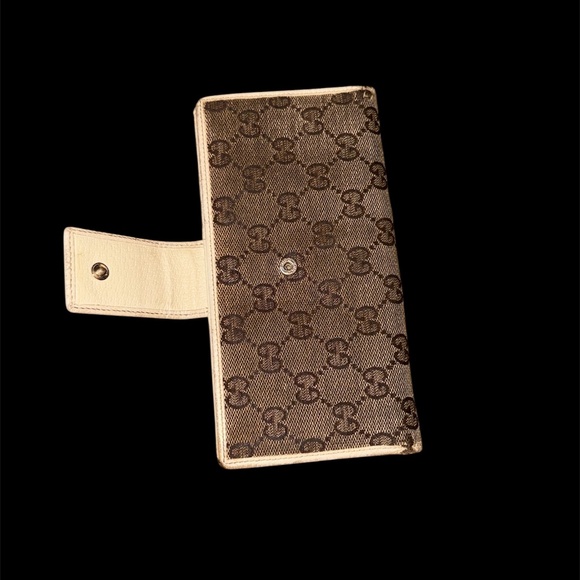 Gucci Vintage Monogram GG logo Long Folding Continental Wallet S - Picture 6 of 13